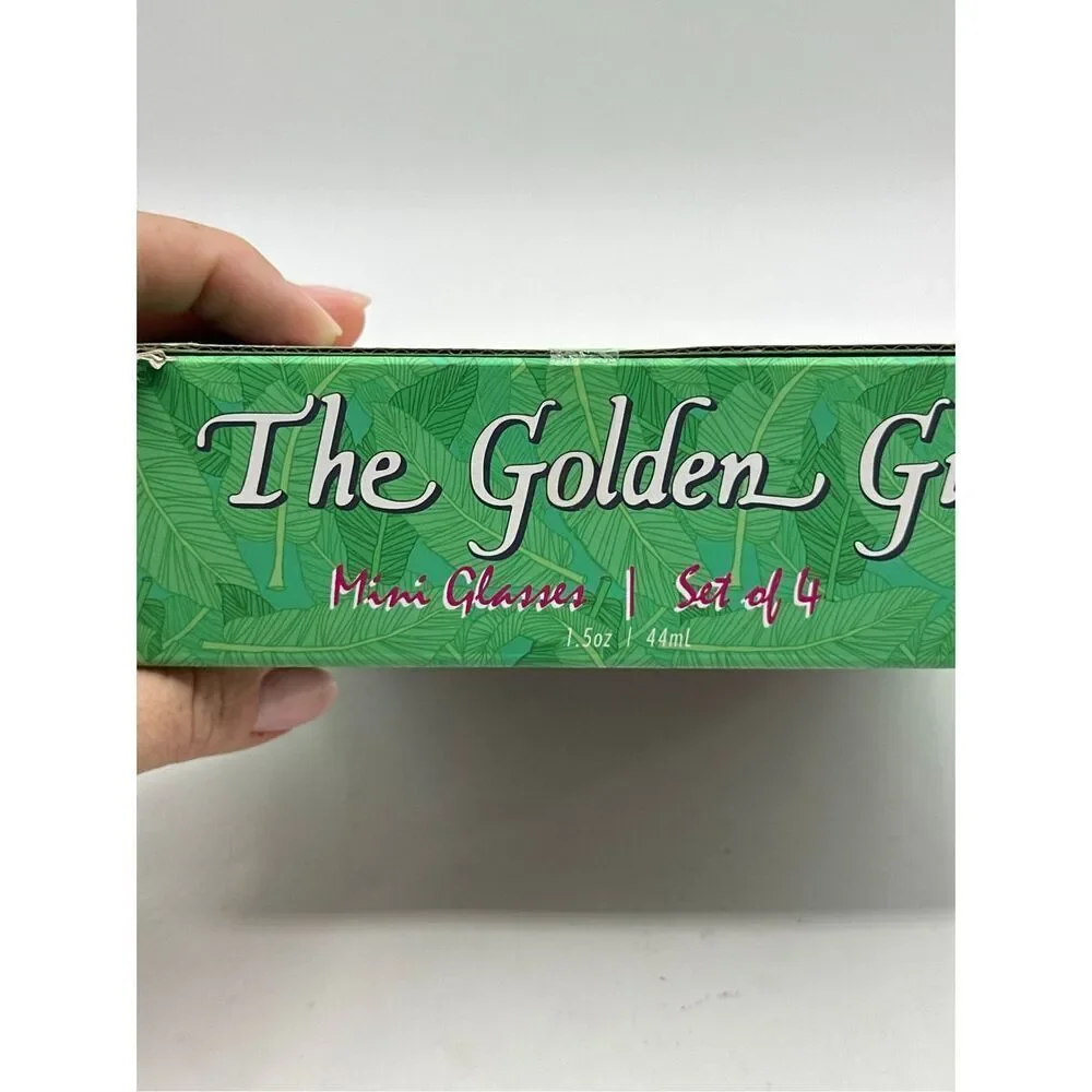 NEW The Golden Girls set of 4 Shot Glasses